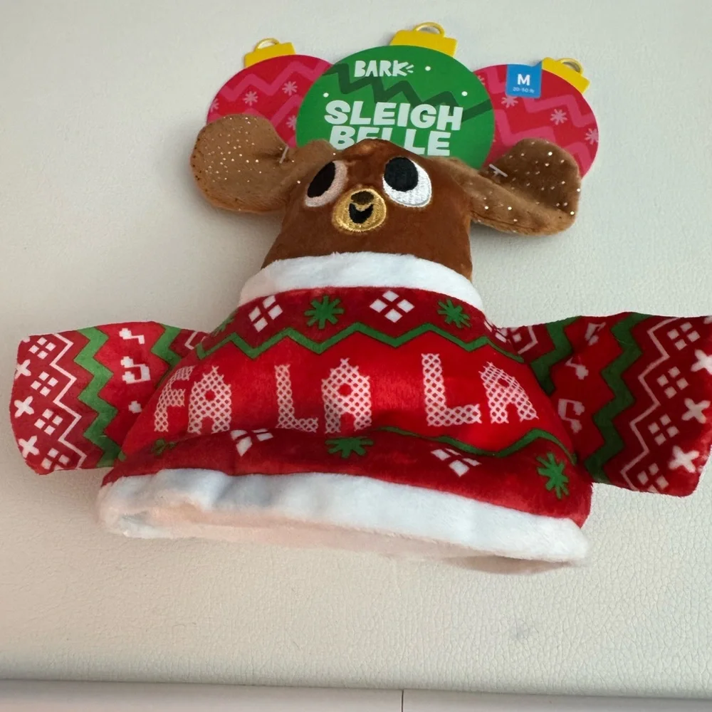 NWT Bark Sleigh Belle dog toy